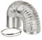 Flexible Aluminium Air Duct – Ventilation Foil Ducting for Extractor Fans, Hydroponics & Grow Rooms (450mm x 10m (18))