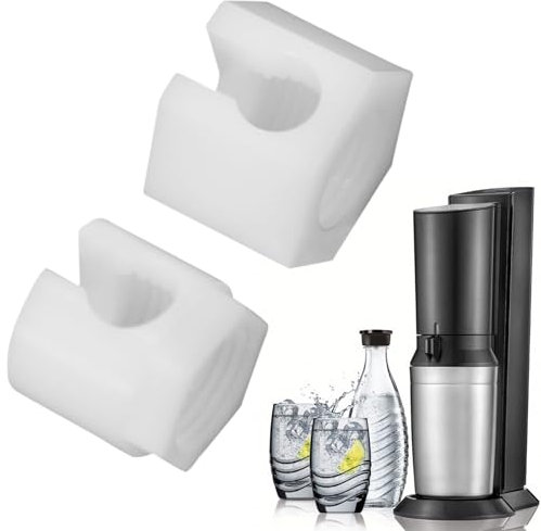 Alovez 2 Stück Ersatzteile für SodaStream Kompatibel mit Sodastream Crystal 2.0, Jet, Spirit, Easy, Duo, Fizzi, Terra, CO2-Schlauchanschluss