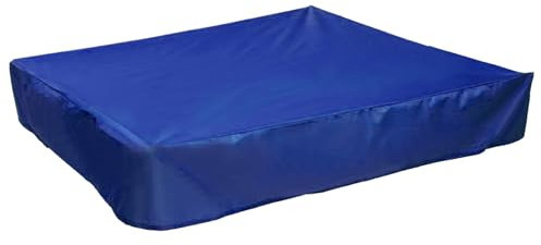 Lona cuadrada azul a prueba de polvo, impermeable, tela Oxford, cubierta para piscina (120 x 120 cm)