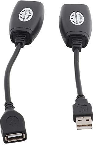 Ejoyous USB to RJ45 Ethernet Adapter, USB Network Adapter Cat5 Cat6 USB 2.0 Female Ethernet Male Plug Connector, for Laptop Desktop PC Plug & Play