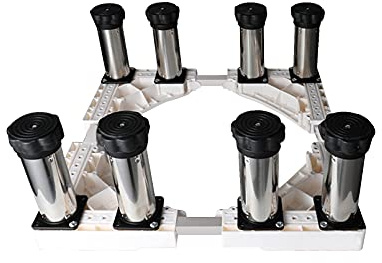 AYCDL Waschmaschinenständer, Universell Verstellbare Kühlschrankhalterung, Länge 50-62 cm, Breite 47-59 cm, Sockel Und Rahmen Für Waschmaschinen, Geschirrspüler Und Eismaschine