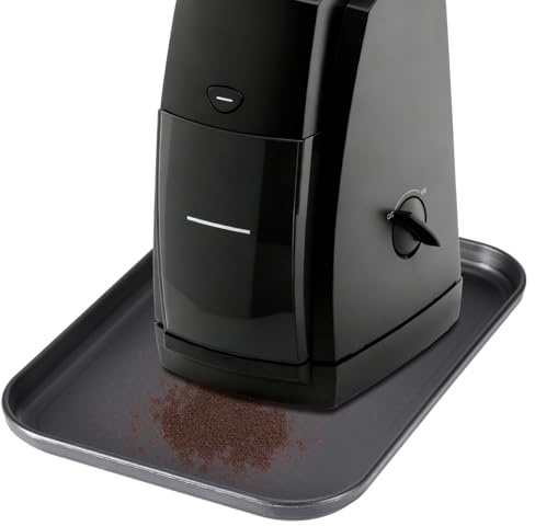 ELLDOO Coffee Grinder Tray for Baratza Encore Esp, Coffee Grounds Catch Tray Compatible with Baratza Encore Coffee Grinder, Multifunctional Trays for Home and Kitchen, Dishwasher Safe（Black）
