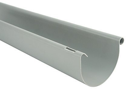 MARLEY Dachrinne halbrund RG 125, grau, 2m