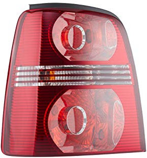 HELLA 2SK 009 477-051 Heckleuchte - Glühlampe - glasklar/rot - ECE/CCC - links