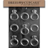 Dress My Cupcake Chocolate Candy Mold, Engagement/Wedding Ring, Wedding by Dress My Cupcake