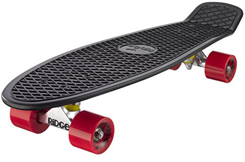 Ridge PB-27-Black-Red Skateboard, Black/Red, 69 cm