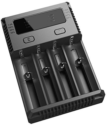 Nitecore I4 Intelligent Ladegerät für 18650 18500 18350 14500 16340 18700 AA