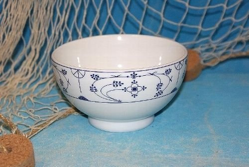 Wilhahn (früher Ocean Line ) Indisch Blau / Strohblume Müslischale Porzellan