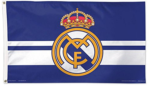 Bandera con logotipo del Real Madrid Multicolor