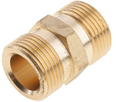 Sharplace Hochdruckreiniger Kupplung Stecknippel Schnellkupplung Schlauchanschluss Stecker Adapter Stecktuellen/Schlauchtuelle Schlauchanschluss Male M22x1.5 Socket Kupplung, 15 mm