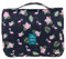 Tuscall Kulturtasche Damen Reise Kosmetiktasche zum Aufhängen und Stellen Duale Fächer Kulturbeutel Mittel Waschtasche mit Flamingo Muster für Kinder Mädchen