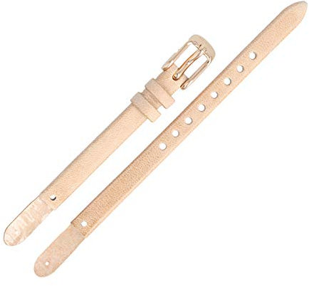 Fossil Uhrenarmband 8mm Leder Beige Gold - ES-3745 | LB-ES3745