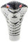 Retro Auto Universal Manuell Schaltknauf,Kobra Schlange Design Mit Augen LED (Rot LED)