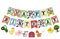 WERNNSAI Farm Animals Birthday Party Decorations - Happy Birthday Banner with Tractor Barnyard Bunting Garland for Kids Boys Girls Farm Theme Party Supplies