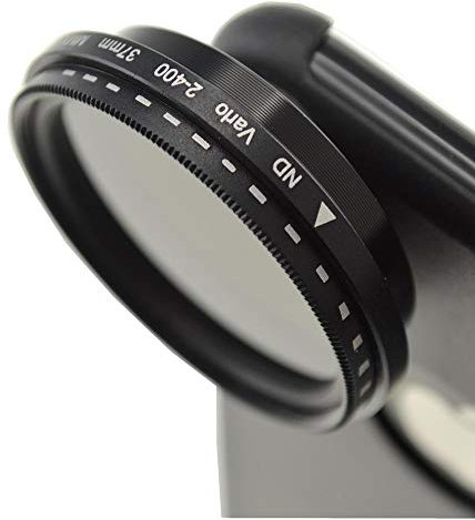 System-S Vario Graufilter ND-Filter ND2-400 37mm Linse Objektiv für iPhone 11 Pro Max