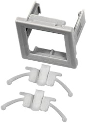 RIEGLER 133155-EDS010-EBR Einbaurahmen aus Kunststoff, 1Stk