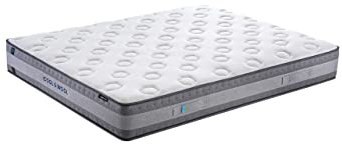 Yatas Bedding Cool&Wool – 180x200 cm Taschenfederkernmatratze, 28 cm Höhe, 5-Zonen, Zweiseitig mit Woolmark-Wolle & Copper Cool-Technologie, Oeko-Tex Zertifiziert, Atmungsaktiv & Temperaturregulierend