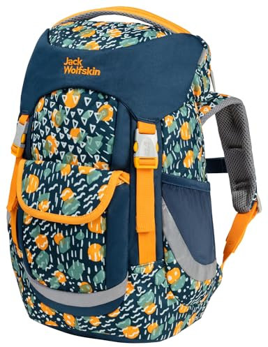 Jack Wolfskin Unisex Kinder Kids Explorer 16 Wanderrucksack, sea All Over, ONE Size