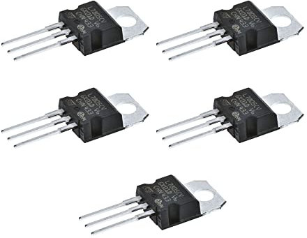Kit di 5 regolatori di tensione 5V 1.2A 7805 L7805 L7805CV LM7805 LM7805CV TO-220