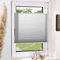 Grandekor Plissee Klemmfix ohne Bohren Grau 85x120cm(BxH) Plissees lichtdurchlässig Blickdicht Jalousien ohne Bohren Fensterrollo Klemmrollos Sonnenschutz Sichtschutz Faltrollo Rollos für Fenster