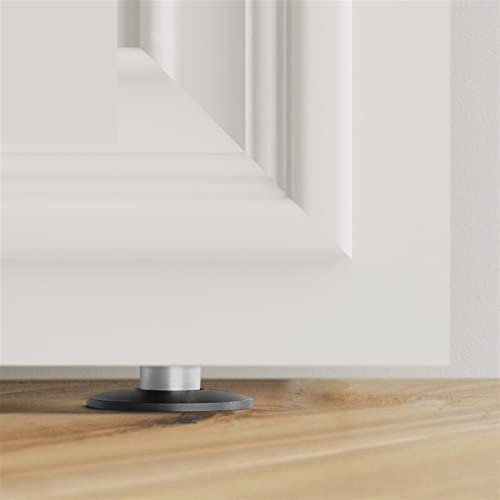 Türstopper aus Messing, magnetischer unsichtbarer Türstopper, strapazierfähiger Stopper for Türboden, versteckter Türstopper, Türbeschläge, 5 Farben, 1 Stück (Color : Black)