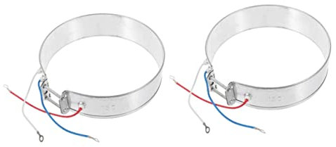 Mikikit 2pcs Heating Element Band for Water Dispenser Electric Kettle Easy Install Replacement for Kettles Humidifiers Stew Pans Compatible Various Electric Cookers