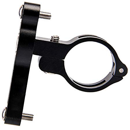 Verstellbare Halterung für MTB-Fahrrad-Trinkflaschen, Aluminium, Schwarz