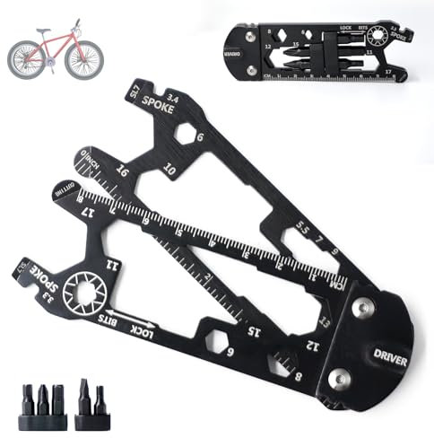 SEATOGEM 24 in 1 Multitools, Bike Multifunction Tools, Multifunctional Wrench, Multipurpose Screwdrivers for Camping, Outdoor, Repairing