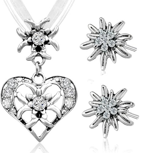 ZeiLaBang Kakadi Organizer für Longchamp Tasche,Trachtenschmuck Set, für Damen Bierfest Trachten Dirndl Outfit Accessoires