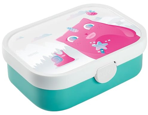 Landpark Brotdose Hedi Kinder– Bento Box Kinder - Brotdose Kinder mit Fächern inkl. Gabel - Lunchbox mit Clip-Verschluss - BPA-frei & Spülmaschinenfest - 750 ml - Jausenbox schule