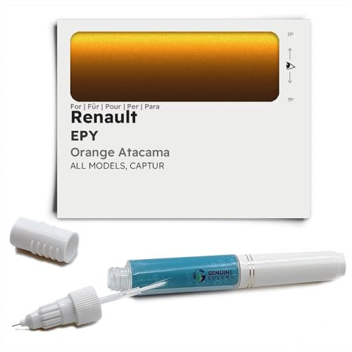 Genuine Colors Stylo de Retouche ORANGE ATACAMA EPY pour Renault CAPTUR