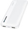 LogiLink PA0338WRF - Powerbank 10.000 mAh mit Schnellladenfunktion, 2X USB-A und 1x USB-C, kompakt und ideal für Unterwegs, Farbe: Weiß
