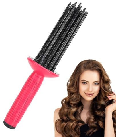 Curling Comb for Curly Hair, Curling Roll Comb with Comfortable Handle, Curly Hair Tool for Home Salon Use