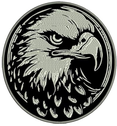 Eagle Eagle Patch Embroidered Iron On Sew On Patch Biker Vest Motorcycle Jacket Motorcycle Clothing Decor DIY