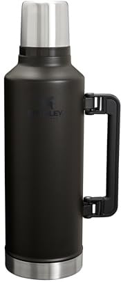 Stanley 1913 Classic Legendary Thermal Flask 2.3L - Black | Keeps Hot Or Cold For 48 Hours - BPA-Free - Leakproof - Dishwasher Safe - Lid Serves As Cup