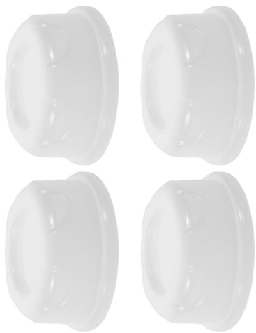 MUSISALY 4 Stück Milchflaschendeckel Babyflaschenhüllen Milchflaschenverschlüsse Flaschenringverschluss Deckel für Babyflaschen milchflaschenverschluss Wasserflaschendeckel PP White