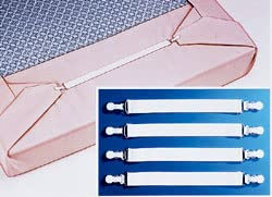 WENKO Betttuchspanner 4er Set