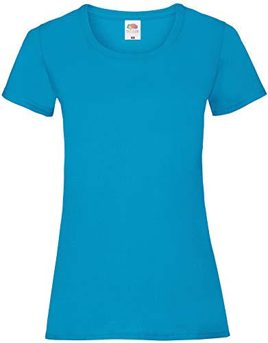 Fruit of the Loom Ladies Fit Valueweight Colours Short Sleeve Cotton T-Shirt