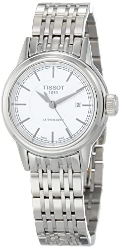 Tissot Damen-Uhren Analog Automatik One Size Silber Edelstahl 32003502