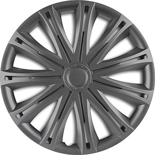 ZentimeX Z732250 Radkappen Radzierblenden universal 14 Zoll Dark