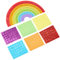 Baker Ross AF400 Rainbow Mosaic Make Your Own Magnet Kits — Creative Art and Craft Supplies for Kids to Personalise and Decorate (Pack of 4), Assorted, 11cm