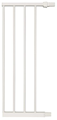MidWest Homes for Pets Steel Pet Gate Extension; Pet Gate Extension Measures 11' Wide x 29' High in Soft White (Fits MW Model # 2929SW)