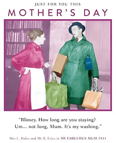 Drama Queen Funny Son & Washing Mother's Day Greeting Card Cards