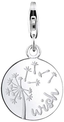 Nenalina Blumen Karabiner Charm Anhänger für Bettelarmband aus 925 Sterling Silber 0405142119