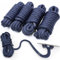 INNOCEDEAR 4 Pack 1/2” X 15’ Dock Lines|Marine-Grade Double-Braided Nylon Dock Line with 12” Eyelet.Hi-Performance Boat Rope Mooring Rope Dock Line