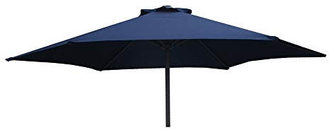 TFS PREMIUM Replacement Parasol Fabric Canopy for Standard & Cantilever Parasols (2.5m 6arm, Blue PREMIUM)