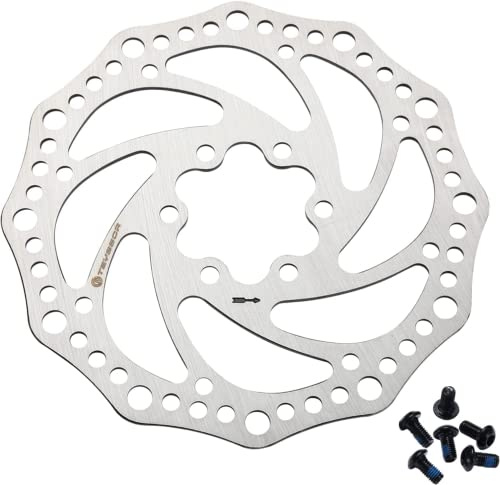Teyssor Bike Disc Brake Rotor with 6 Bolts 140mm 160mm 180mm 203mm Fit for Road Bike, Mountain Bike, BMX