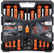 WELLCUT WC-RSD63 63-Piece Precision Ratchet & Non-Slip Handle Screwdriver Set & Magnetic Bit Tips Sturdy Steel in a Portable Case for DIY and Professional Application