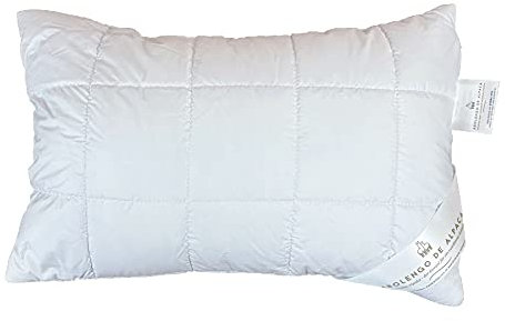 Abolengo de Alpaca Alpaka Kopfkissen mit feinstem Baby Alpaka versteppt 40x60cm, medium (Füllung: Schurwollkügelchen)