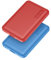 Miady 5000mAh Ultra Slim Power Bank 2-Pack, 2.4A USB Portable Charger High-Speed Compact External Battery Pack Compatible with iPhone, iPad, Samsung, Nexus etc(Red & Blue)